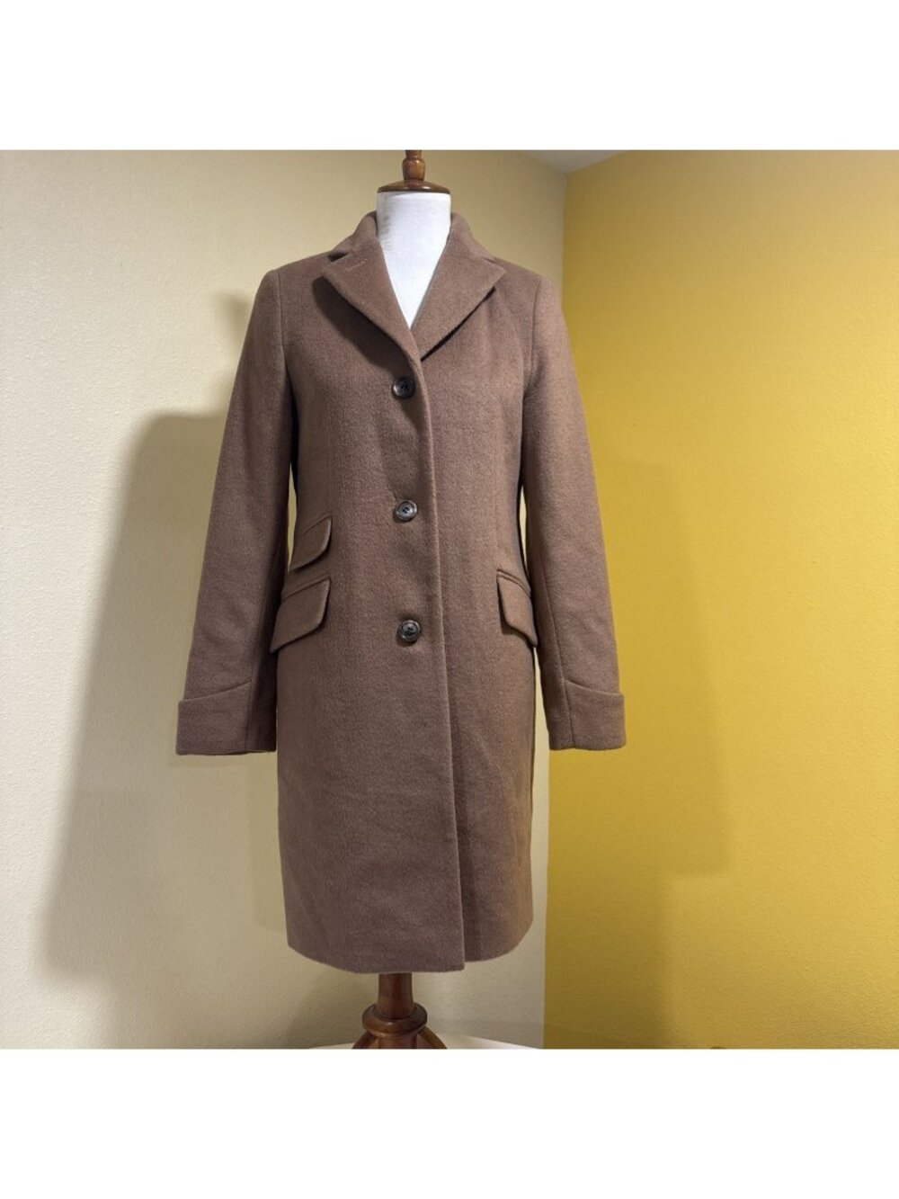 Lauren Ralph Lauren Brown Pea / Walker Wool Coat Women’s Size 4